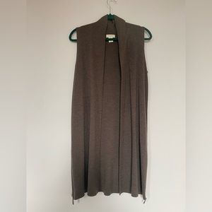 Brown sweater vest, size medium